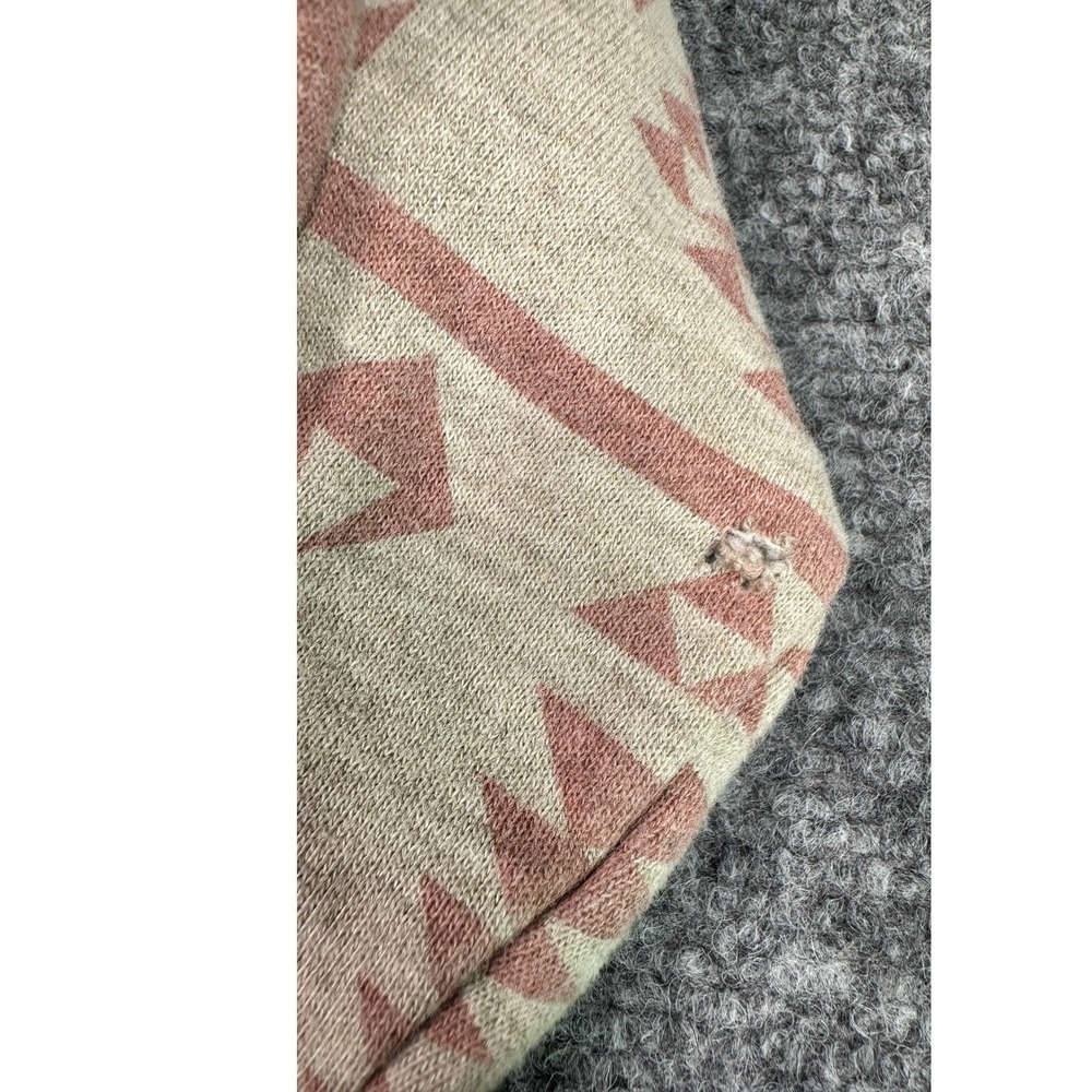 Ariat Hoodie Womans Small Southwestern Aztec Print Sweatshirt Pink Tan Pullover - Picture 10 of 10